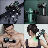 99-Speed Touchscreen Fascia Gun with 8 Massage Heads, Rechargeable Deep Tissue Muscle Massager—Dark Gray In Australia - Darrahopens