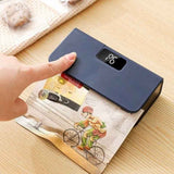 Magnetic Rechargeable Sealer, 6-Speed Adjustable Portable Press Sealing Machine for Snack and Coffee—Blue In Australia - Darrahopens