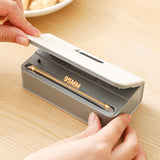 Magnetic Rechargeable Sealer, 6-Speed Adjustable Portable Press Sealing Machine for Snack and Coffee—White