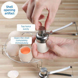 Food Grade Stainless Steel Egg Cutter, Manual Egg Shell Opener For Raw Egg Glutinous Rice Egg, Separator Tool In Australia - Darrahopens