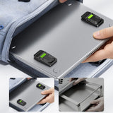 Invisible Mini Laptop Stand, 2-Height Ergonomic Cooling Riser, Portable and Foldable, 1 Pair Pack—Black In Australia - Darrahopens