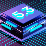 RGB Bluetooth 5.3 Speaker, Dual Speakers with 360° Surround Stereo Sound, FM Radio Included—Black