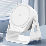 Dual-Mode Magnetic Induction Phone Stand Bluetooth Speaker, Rotatable Multifunctional Desktop Audio Speaker—White In Australia - Darrahopens