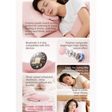 Ultra-Thin Bedside Bluetooth Speaker, White Noise Sleep Aid Speaker with 3-Step Timer—Pink In Australia - Darrahopens