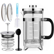 1000ml French Press Coffee Maker Set, Manual Press Coffee Pot, Multi-function Tea & Coffee Filter Brewer In Australia - Darrahopens