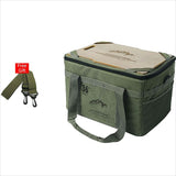 36L Outdoor Tactical Storage Bag with Detachable Wooden Board, Multifunctional Camping Handbag—Green