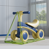 Balance Bike, Pedal-Less Baby Scooter, Toddler Learning Walker with Music for Ages 1–3 – Khaki