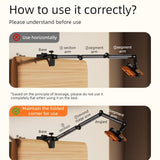 Aluminum Alloy Cantilever Tablet Stand, Clamp Lazy Holder For Bed & Desk, Foldable Support