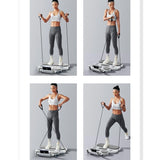 6-in-1 Multifunctional Fitness Training Board, Smart Timing, Home Workout Equipment (includes pull rope) – Gray