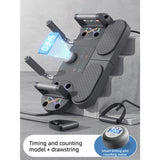 3-in-1 Multifunctional Push-up Training Board, Smart Timer & Counter Push (includes pull rope), Home Fitness Board—Black In Australia - Darrahopens