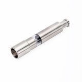 Stainless Steel Push-Type Pepper Grinder, Portable Manual Spice Mill, Pepper & Sea Salt Grinder
