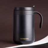 Portable Pour-Over Coffee, 304 Stainless Steel Coffee Mug, Foldable Filter Dripper with Stirring Spoon Travel Coffee Kit—White