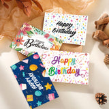 Colorful Happy Birthday Greeting Cards Set, 24Pcs Cards with Envelopes