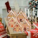 Kraft Paper Christmas House Gift Boxes, 12 Designs Candy Treat Boxes 24 Pcs Set In Australia - Darrahopens