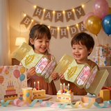 3-Pack - 3D Birthday Cake Red Envelope,  with Music and Lights, Foldable Creative Birthday Card In Australia - Darrahopens