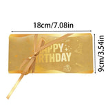 3-Pack - 3D Birthday Cake Red Envelope,  with Music and Lights, Foldable Creative Birthday Card