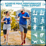 Adjustable Hamstring Support Wrap for Running and Fitness, Single Pack Fits Left & Right Leg, 1-Pack In Australia - Darrahopens