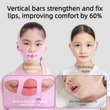 Size L - Kids' Mouth Breathing Correction Strap, Anti-Open-Mouth Sleep Chin Support Band, 2-Pack - Blue In Australia - Darrahopens