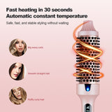 Negative Ion Fluffy Styling Brush, 2-in-1 Straight & Curly Constant Temperature Hot Brush, Anti-Scald Hair Curler for Bangs In Australia - Darrahopens