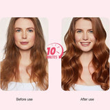 Negative Ion Fluffy Styling Brush, 2-in-1 Straight & Curly Constant Temperature Hot Brush, Anti-Scald Hair Curler for Bangs In Australia - Darrahopens
