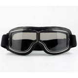 Vintage Harley Motorcycle Riding Goggles, Windproof Eyewear for Electric Bikes & Off-Road—Black Frame, Gray Lenses In Australia - Darrahopens