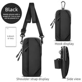 Multifunctional Sports Phone Arm Bag, Dual-Use Crossbody Pouch for Running, Fitness, and Cycling—Black In Australia - Darrahopens