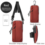 Multifunctional Sports Phone Arm Bag, Dual-use Crossbody Pouch for Running, Fitness & Cycling—Red In Australia - Darrahopens