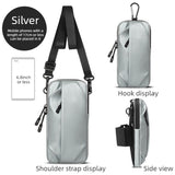 Multifunctional Sports Phone Arm Bag, Dual-Use Crossbody Pouch for Running, Fitness, and Cycling—Silver