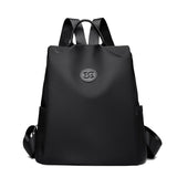 Nylon Anti-Theft Backpack, Large-Capacity Water-Resistant Travel Laptop Bag, Daily Commute Rucksack—Black In Australia - Darrahopens