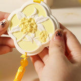 2 pcs Fragrance Stone Hanging Ornament, Long-Lasting Odor-Removing Scent Tablet for Car & Wardrobe—Orange