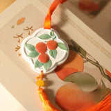 2 pcs Fragrance Stone Hanging Ornament, Long-Lasting Odor-Removing Scent Tablet for Car & Wardrobe - Pink