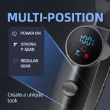 Professional Electric Hair Clipper, Type-C Rechargeable Hair Trimmer for Salons, Home Use, Adults & Kids—Black