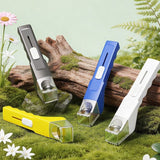 Handheld Insect Catcher Viewer, Kids' Outdoor Bug Box with Magnifier, Nature Science Catching Tool—White