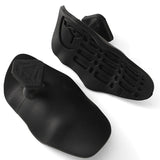 Silicone Fitness Palm Guards, Anti-Slip Lifting Palm Pads, Blister Prevention Grips (1 Pair)—Black