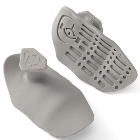 Silicone Fitness Palm Guards, Anti-Slip Lifting Palm Pads, Blister Prevention Grips (1 Pair)—Gray