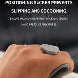 Silicone Fitness Palm Guards, Anti-Slip Lifting Palm Pads, Blister Prevention Grips (1 Pair)—Gray