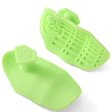 Silicone Fitness Palm Guards, Anti-Slip Lifting Palm Pads, Blister Prevention Grips (1 Pair) - Green