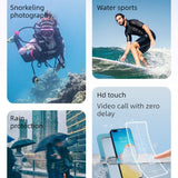 Single-Hand Selfie Phone Waterproof Pouch, High-Sensitivity Touch Screen, for Snorkeling and Surfing—Blue In Australia - Darrahopens
