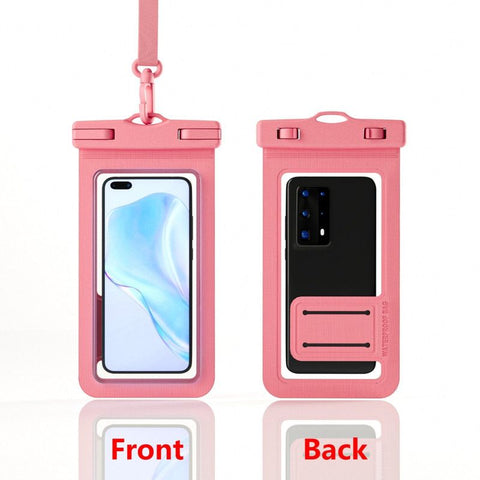 Single-Hand Selfie Phone Waterproof Pouch, High-Sensitivity Touch Screen, for Snorkeling and Surfing—Pink In Australia - Darrahopens