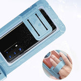 Single-Hand Selfie Phone Waterproof Pouch, High-Sensitivity Touch Screen, for Snorkeling and Surfing—White