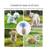 Pet Bath Brush Massage Shampoo Dispensing Grooming Brush for Dog Cat Hair Cleaning-blue In Australia - Darrahopens