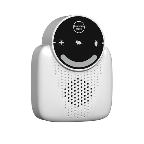 Smart Variable Frequency Ultrasonic Pest Repeller Plug in Electronic Repellent for Mouse Rat Mosquito Cockroach Spider Indoor Use-white