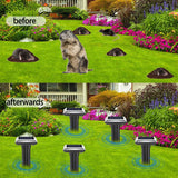 Solar Powered Ultrasonic Animal Repeller Outdoor Ground Stake Mole Possum Fox Cat Dog Deterrent for Garden Lawn Farm Yard In Australia - Darrahopens