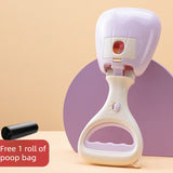 Portable Dog Poop Pickup Tool for Outdoor Walks-purple In Australia - Darrahopens
