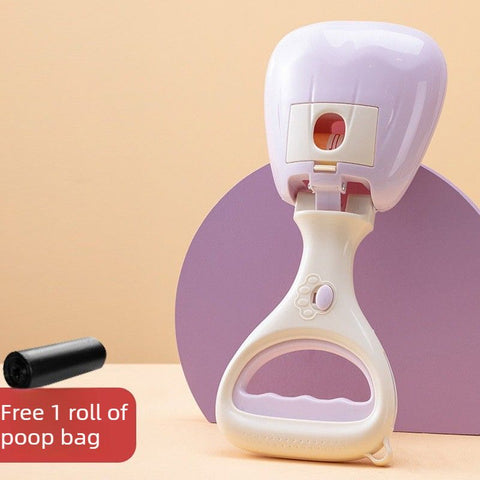 Portable Dog Poop Pickup Tool for Outdoor Walks-purple In Australia - Darrahopens