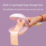 Portable Dog Poop Pickup Tool for Outdoor Walks-purple