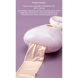 Portable Dog Poop Pickup Tool for Outdoor Walks-purple