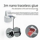 2‑Pack One‑Level Foldable Laptop Stand Invisible Portable Notebook Cooling Feet with Nano Adhesive for Desk Use-Black