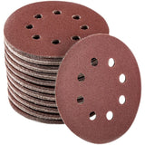 125mm 8 Hole Sanding Discs P60 Grit Hook and Loop Orbital Sander Sandpaper 100 Pack In Australia - Darrahopens