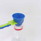 Leak-proof coffee scoop,Sliding coffee funnel,Coffee scoop with measurements,Coffee bar tool,1pc,blue